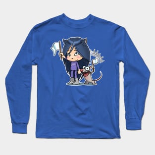 Kitty The Witch Peaces. Long Sleeve T-Shirt